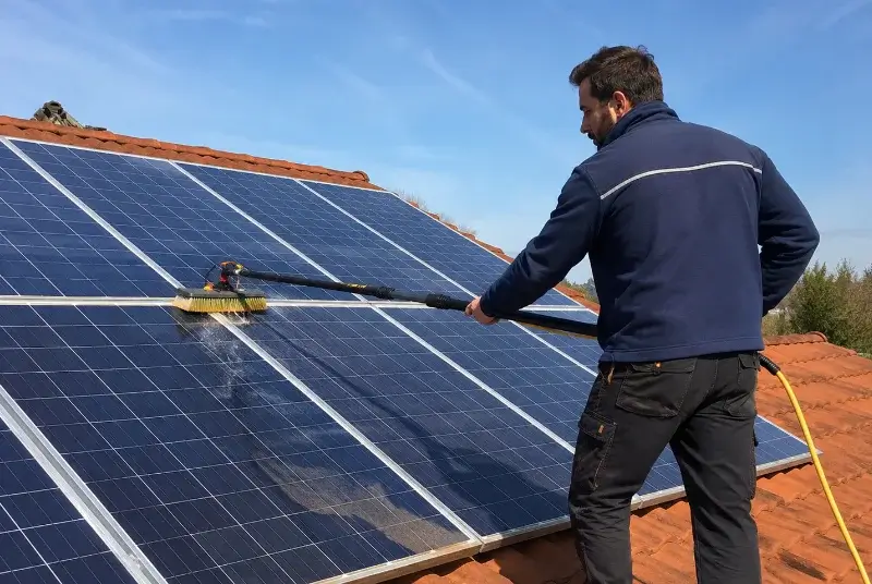 Nettoyage et entretien de panneaux solaires à Saint-Médard-d'Eyrans