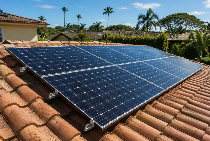Installation de panneaux solaires à Saint-Médard-d'Eyrans
